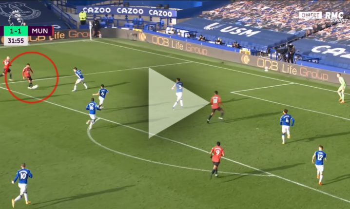 Tak strzela Bruno Fernandes na 2-1 z Evertonem! [VIDEO]
